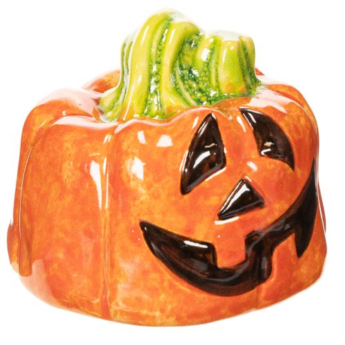 Figurine décorative de citrouille en céramique pour l'automne et Halloween, 8 cm acheter | Floristik24.be