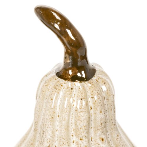 Citrouille décorative en céramique, décoration de table automnale, 12 cm | Floristik24.be