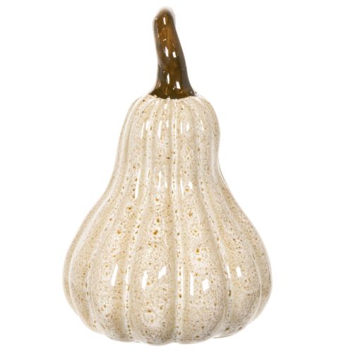 Citrouille décorative en céramique, décoration de table automnale, 12 cm | Floristik24.be