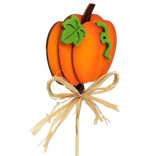 Piques de citrouille orange 32 cm 12 p.
