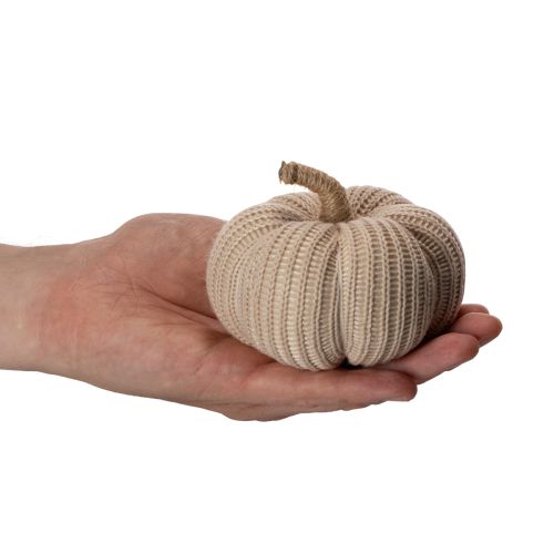 Citrouilles décoratives tricotées, décoration d'automne, 10 cm, lot de 6 | Floristik24.be