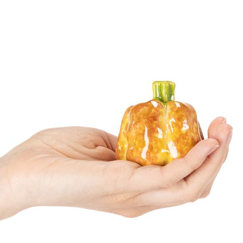 Citrouilles décoratives pour décoration de table automnale, 6 cm, 2 pièces | Floristik24.be