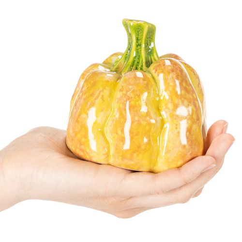 Figurine de citrouille pour décoration de table automnale, 10 cm, lot de 2 | Floristik24.be