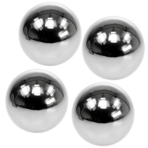 Floristik24 Boules en acier inoxydable pour décoration Ø6cm 10 pcs