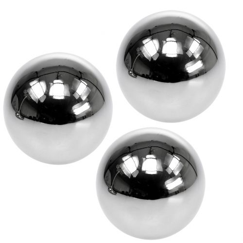 Floristik24 Décoration boules inox Ø8cm 6pcs