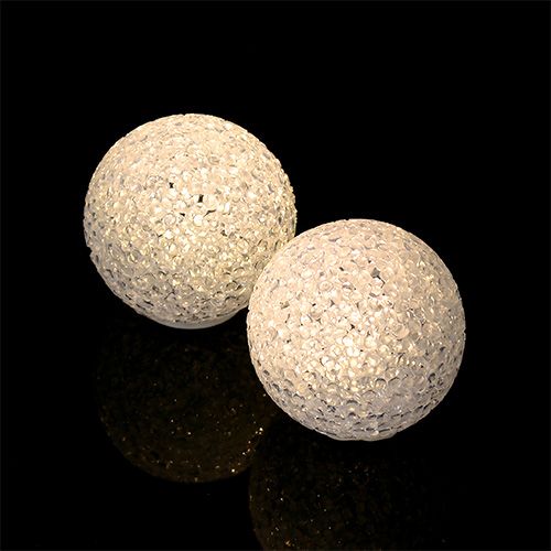 Floristik24 Boule avec éclairage moyen blanc-chaud Ø7cm 6pcs