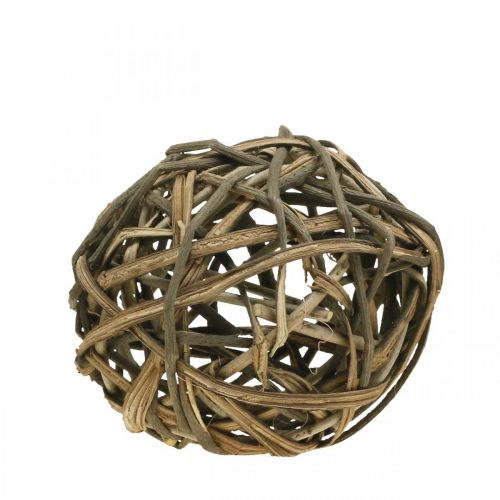 Floristik24 Boule déco bois de vigne naturel Ø20cm