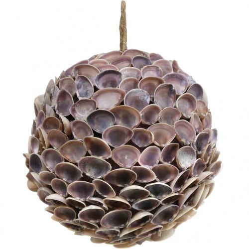Boule décorative coquillages décoration coquillage à suspendre décoration maritime Ø18cm