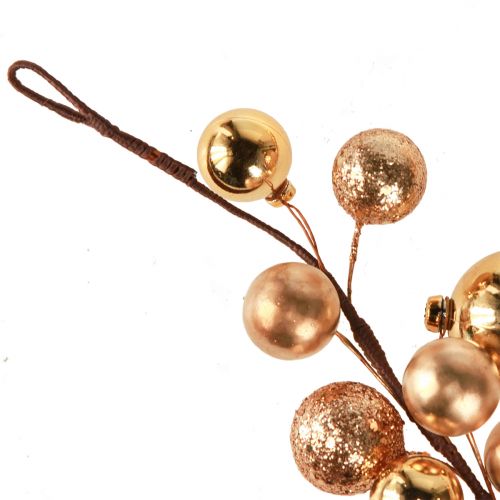 Floristik24 Guirlande boules Guirlande de Noël Noël or 160cm