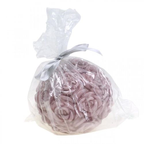 Article Bougie boule roses Bougie ronde rose Ø10.5cm