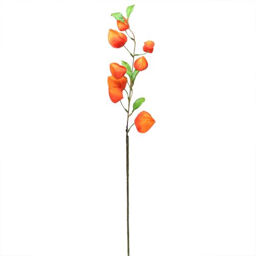 Article Fleur artificielle orange lanterne fleur Physalis fleurs décoratives en soie 93cm 2 pcs