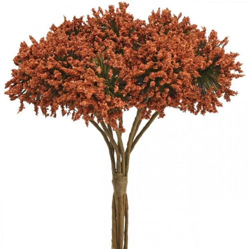 Floristik24 Fleurs artificielles fleurs décoratives marron en bouquet de 4 pièces
