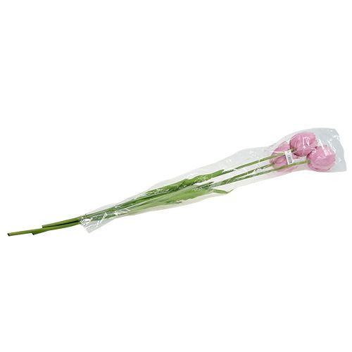 Floristik24 Tulipes artificielles en rose foncés 84cm - 85cm 3P