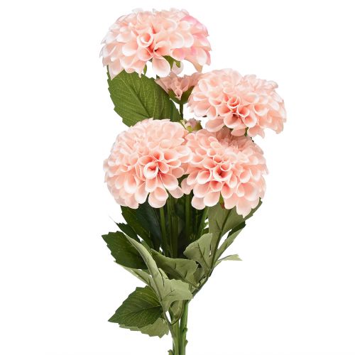 Floristik24 Dahlia artificiel fleurs artificielles rose avec 5 fleurs 50cm