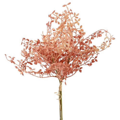 Décoration de fleurs artificielles, branches décoratives, décoration de branche rose 44cm 3 pcs