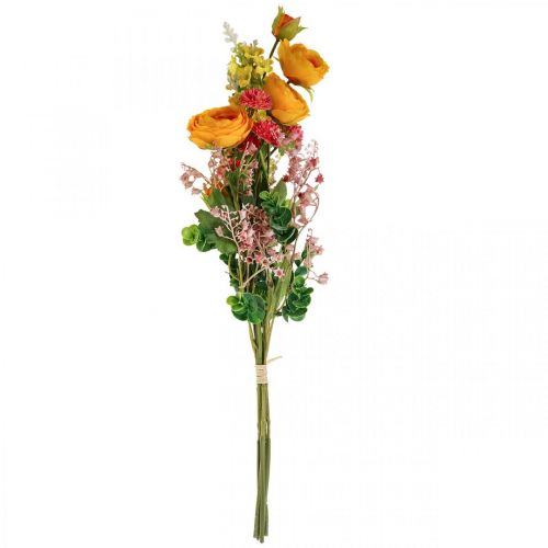 Floristik24 Bouquet artificiel Roses artificielles Fleurs des champs 59cm