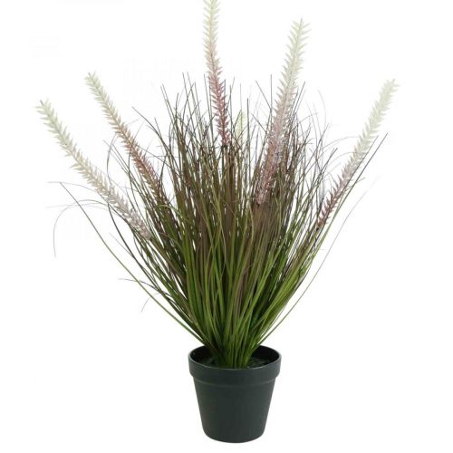 Floristik24 Gazon artificiel en pot Plante artificielle d&#39;herbe d&#39;oignon H57cm