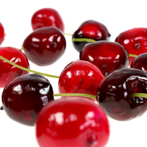 Article Mélange de fruits artificiels cerises douces Ø2,5cm 24 pcs
