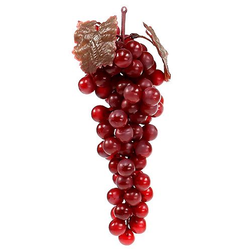 Floristik24 Raisins de fruits artificiels rouges 22cm