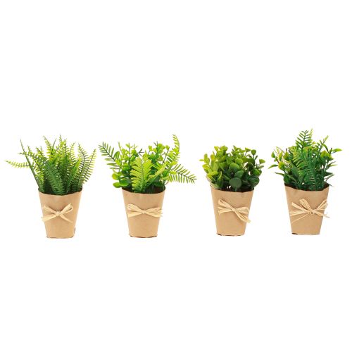 Article Plantes Artificielles Fougère Artificielle Buis 15-19cm 4pcs