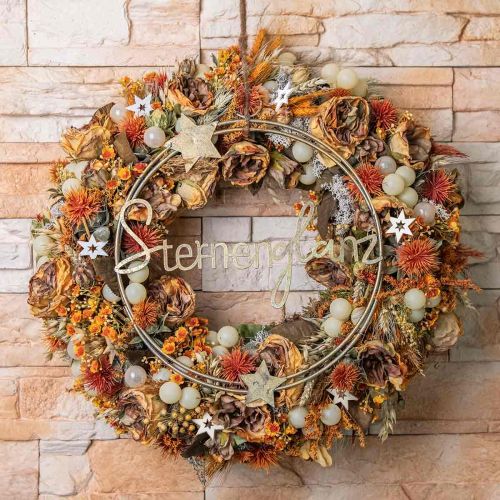 Floristik24 Plantes artificielles carthame chardon branche chardon orange 4pcs