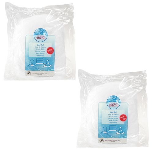 Article Neige artificielle Neige artificielle moelleuse Biosourcé 100g × 2pcs