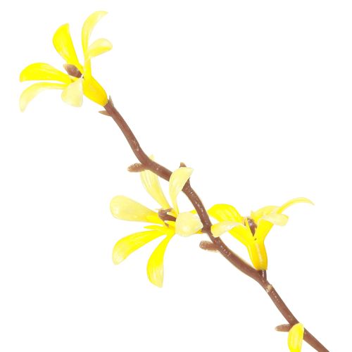 Article Branche artificielle de Pâques fleurs jaunes branche décorative printemps L138cm