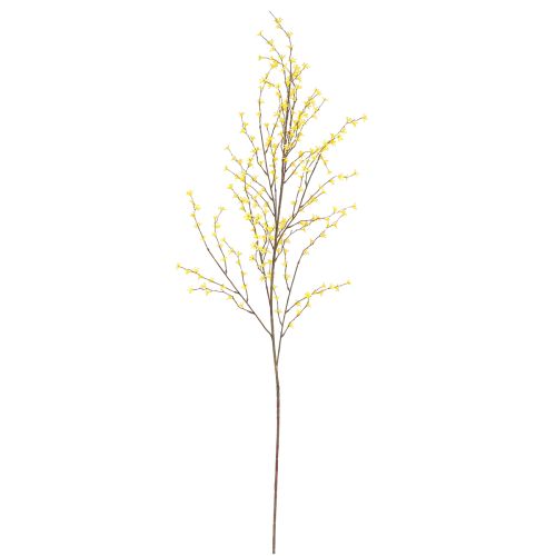 Article Branche artificielle de Pâques fleurs jaunes branche décorative printemps L138cm