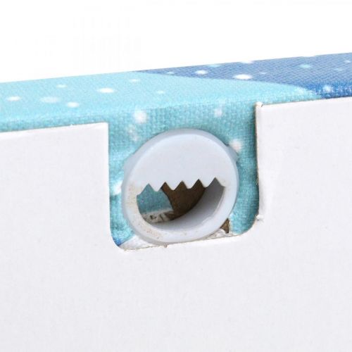 Floristik24 Image LED Noël Père Noël avec traîneau Image murale LED 38x28cm