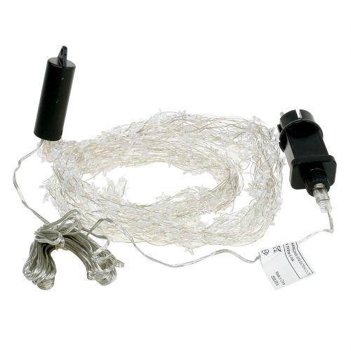 Floristik24 Faisceau lumineux LED étoile pour extérieur 320 1m argent / blanc chaud