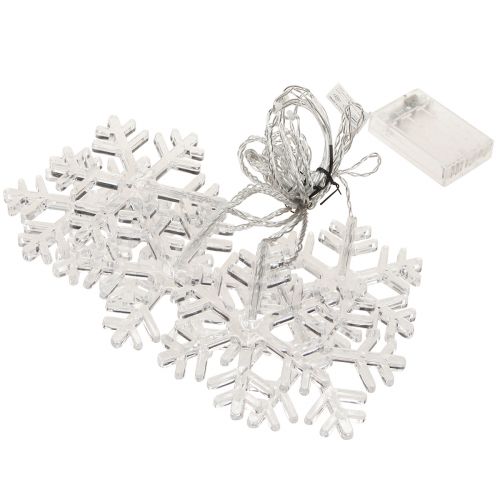 Article Décoration de fenêtre LED Noël blanc froid pour batterie 25×90cm