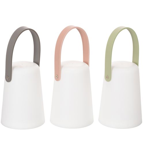 Lampe avec poignée, lampe LED portable pour usage intérieur et extérieur, 22 cm, lot de 3 acheter | Floristik24.be