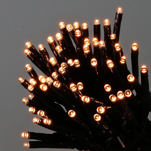 Chaîne lumineuse LED riz Guirlande 80 LED pour extérieur blanc chaud 6m
