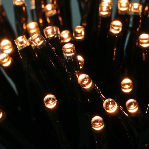Article Chaîne lumineuse LED riz Guirlande 80 LED pour extérieur blanc chaud 6m