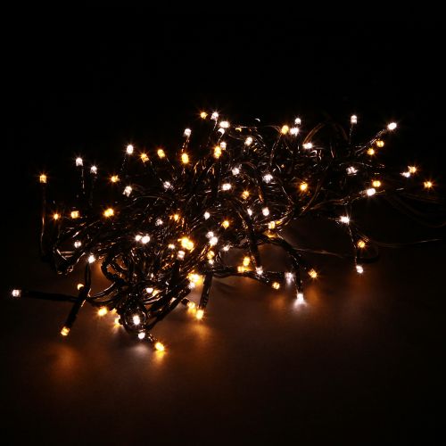 Article Guirlande lumineuse LED minuterie extérieure 144 LED 130cm