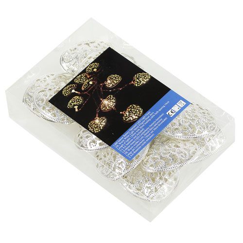 Floristik24 Guirlande lumineuse LED forme coeur chaud / blanc 160cm