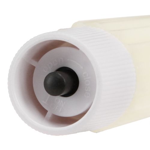 Article Bougies bâton LED avec minuterie bougies rainurées crème 24,5cm 4 pièces