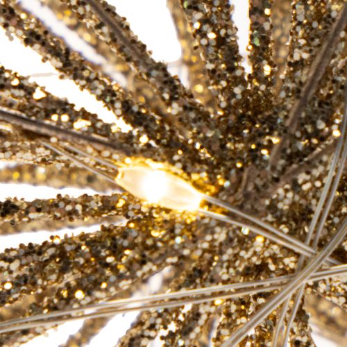 Étoile décorative LED en fil de fer à suspendre, 20 LED, blanc chaud, intérieur, 22 cm | Floristik24.be