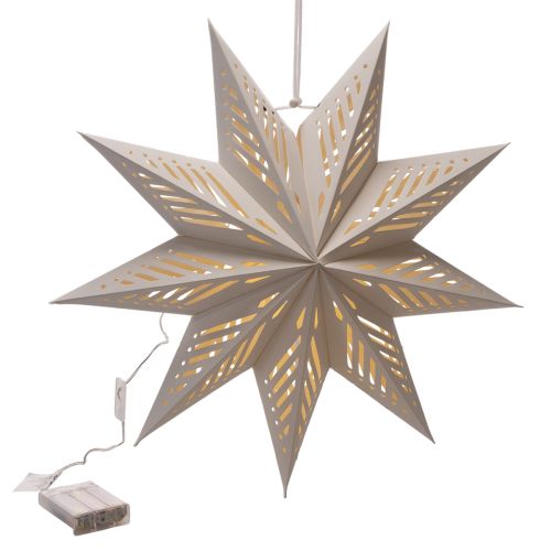 Décoration LED étoile de Noël