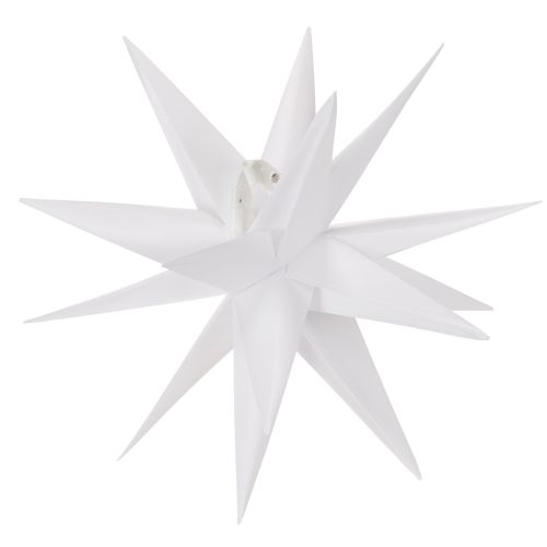 Étoile décorative à LED, blanc chaud, pour extérieur, avec minuterie, 40 cm