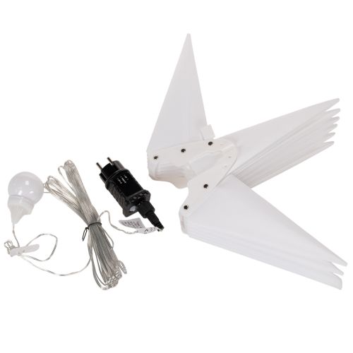 Étoile de Noël LED blanc chaud