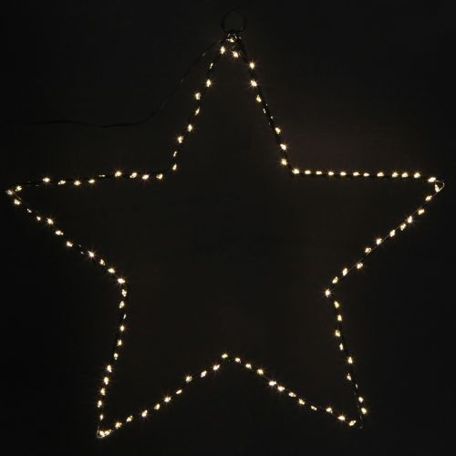 Article Étoile LED à suspendre en métal 110L blanc chaud intérieur Ø35cm