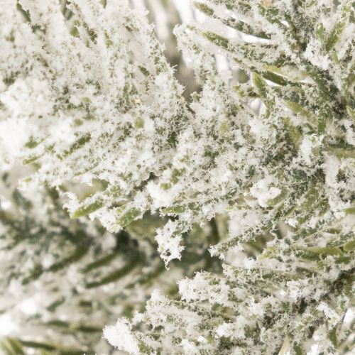 Sapin de Noël artificiel enneigé dans un sac en jute, 40 LED, pour usage intérieur, 85 cm | Floristik24.be