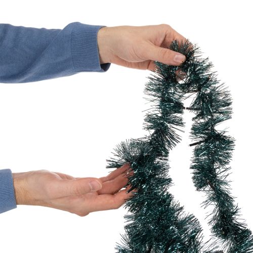 Guirlande lumineuse de Noël en clinquant avec 60 LED et minuterie, pour extérieur, 3 m | Floristik24.be