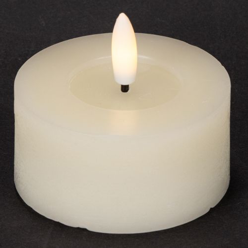 Bougie chauffe-plat LED, blanc