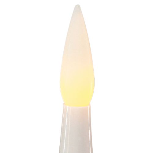 Floristik24 Bougies de sapin de Noël LED avec télécommande sans fil 15,5 cm 10 pcs