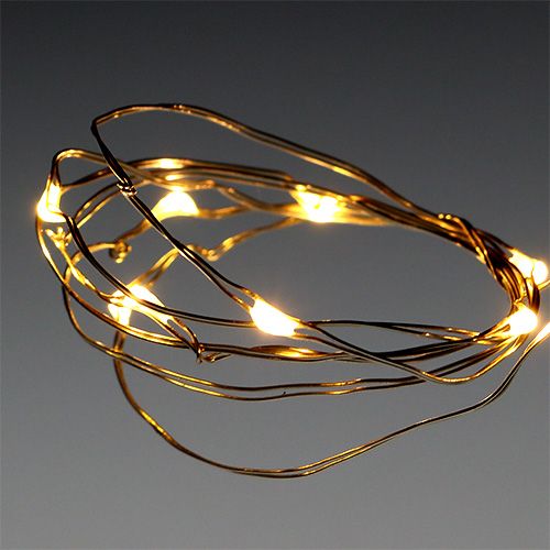 Article Chaîne lumineuse LED 10 pièces pour piles blanc chaud