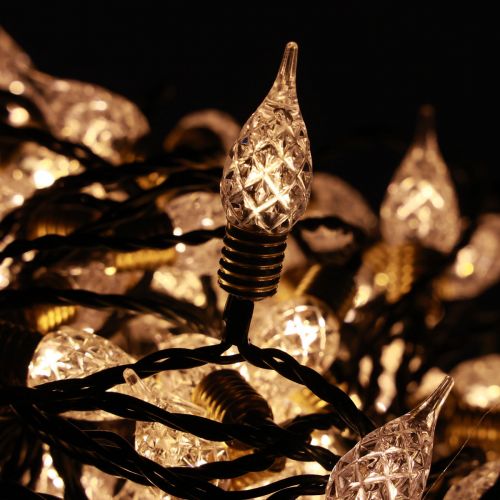 Article Guirlande lumineuse LED Timer Twinkle Lumières de Noël 12m