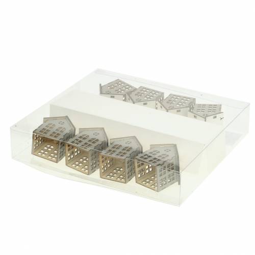 Floristik24 Guirlandes lumineuses LED maisons à piles