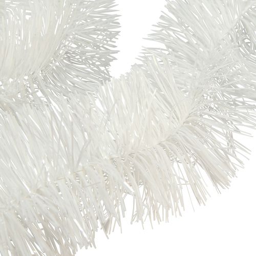 Article Guirlande de guirlandes en décorations d&#39;arbres d&#39;un blanc éclatant 270 cm